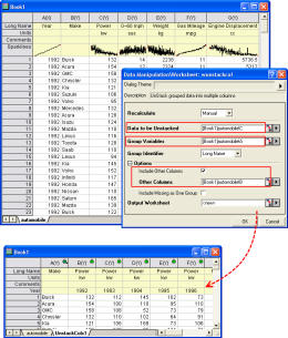 Data Rearrangement